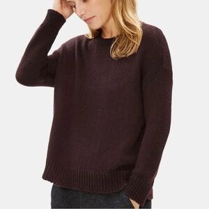 Eileen Fisher Air Spun Wool Mohair Sweater.